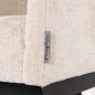 Preview: Emerson white chenille - exklusiver Stuhl